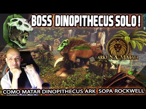 DINOPITHECUS ARK SOLO | COMO MATAR DINOPITHECUS BOSS 🍵🔥