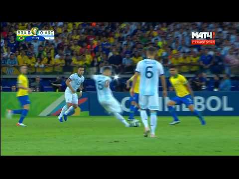 Leandro Paredes shot | Brazil vs Argentina  🇧🇷🇦🇷 Copa America 2019