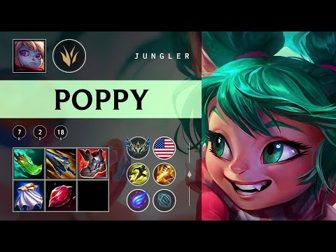 Poppy Jungle vs Kindred - NA Challenger Patch 25.24