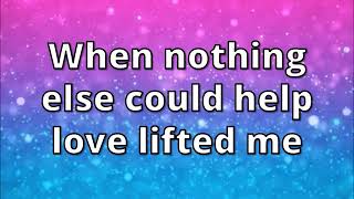 LOVE LIFTED ME with lyrics - Alan Jackson