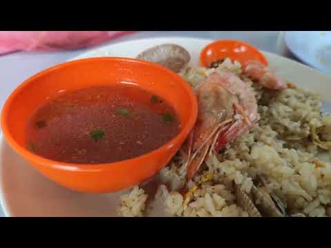 A melhor comida em Ipoh, Perak | Nasi Goreng Udang Maeyda e Roti Goyang Medan Selera Dato' Sagor, Ipoh