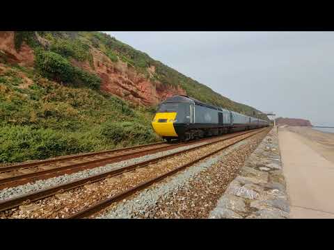 GWR Castle Class HST at Dawlish