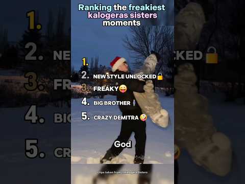 The Freakiest KALOGERAS SISTERS Moments #shorts #kalogerasisters #sundaykalogeras #couple