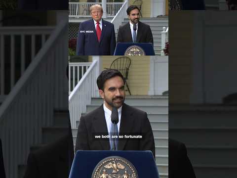Watch Mamdani and Trump speak after their meeting at Gracie Mansion