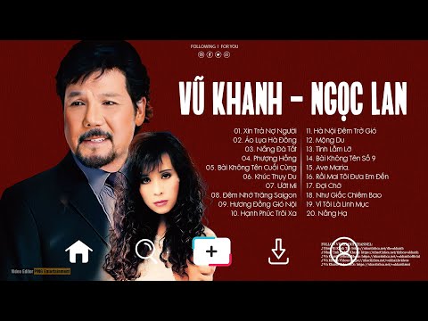 VŨ KHANH NGỌC LAN Đê Mê Theo Từng Giai Điệu - Chọn Lọc Những Bài Hát Hay Nhất VŨ KHANH NGỌC LAN