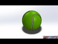 Solidworks Tutorial Sketch Model 16 Tennis Ball