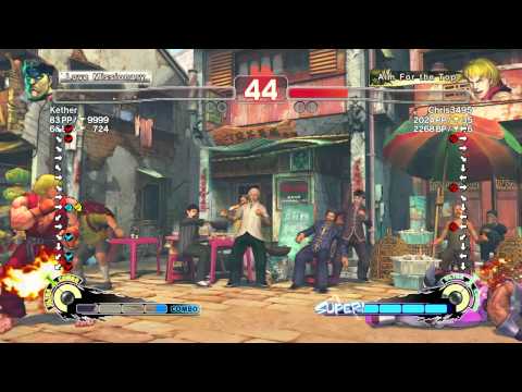 Kether (M.Bison) Vs Chris3495 (Ken) Ranked Match 06-08-11