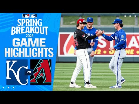 Royals vs. D-backs Spring Breakout Game Highlights (3/14/25) | MLB Highlights