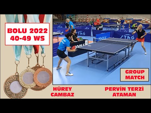 BOLU 2022 | HÜREY CAMBAZ - PERVİN TERZİ ATAMAN | IVTTA | 40-49 MS | GROUP MATCH