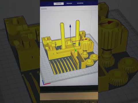 CURA PROTIP: How to split STL into multiple parts #Shorts