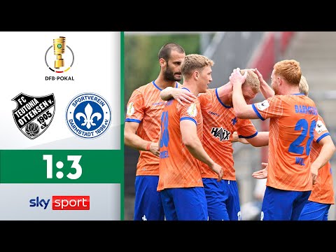 Lilien meistern Pflichtaufgabe | FC Teutonia Ottensen - SV Darmstadt 98 | Highlights  | DFB Pokal