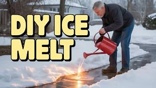 DIY Sidewalk De-Icing: Cheaper, Faster, Better than Store-Bought! (And Keep It From Freezing Again)