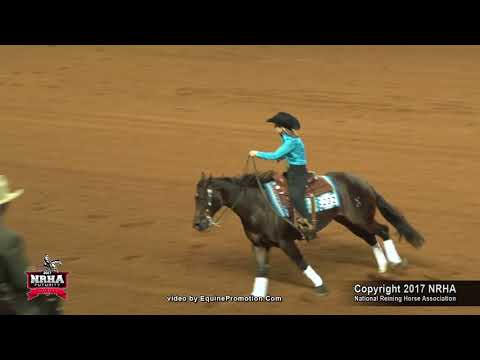 Xtra Ruby Cocktail ridden by Carol C Metcalf  - 2017 NRHA Futurity (Open Futurity, First Go)