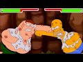 Peter Vs Homer With Healthbars 2 2