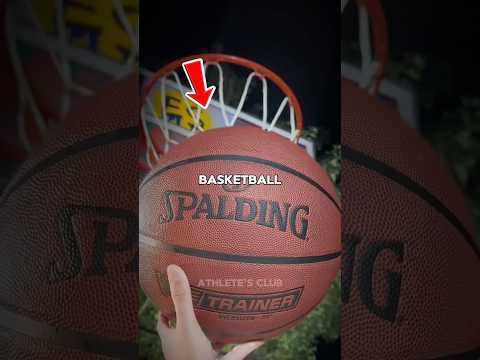 Shooting with an Oversized Basketball?! #shorts #nba #basketball