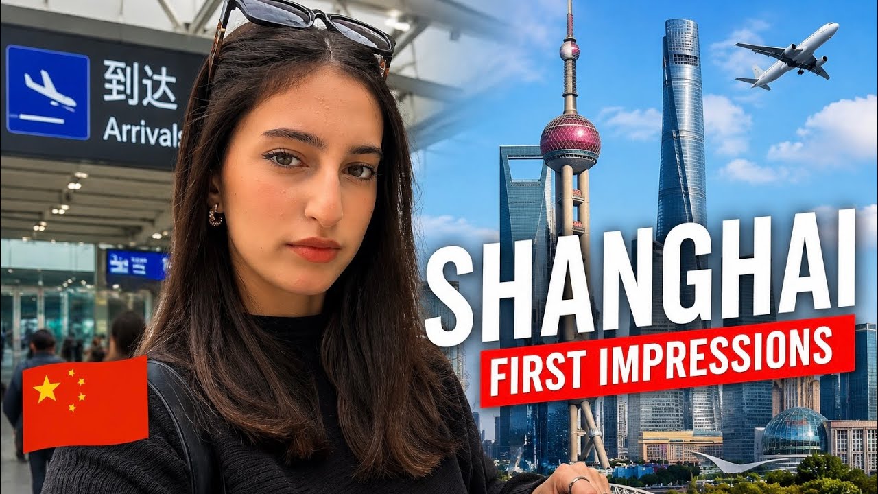 I FINALLY ARRIVED IN SHANGHAI CHINA 🇨🇳✈️