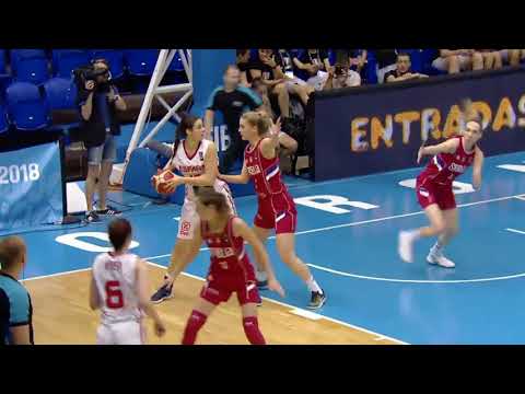 Laia Sole -  Spain vs  Serbia FIBAU20