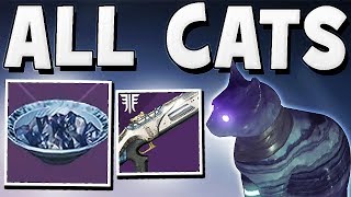Destiny 2 - How to Find All Dreaming City Hidden Cats &amp; Weapon Rewards !