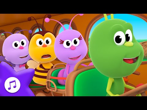 Wheels on the Bus (Animal Version) - Kids Songs & Nursery Rhymes | Boogie Bugs