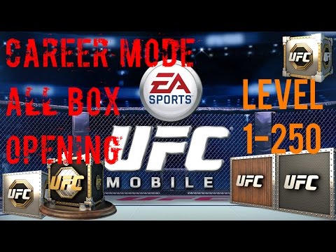 EA SPORTS UFC Mobile - Full Career/Campaign Mode Box Opening 1-250