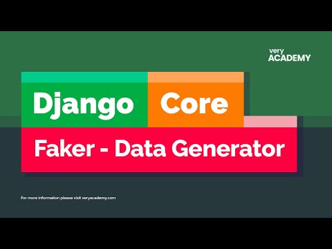Python Faker - Generate Fake Data for a Database with Django Example thumbnail