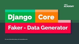 Python Faker - Generate Fake Data for a Database with Django Example