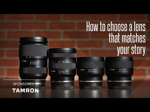 Tamron-Sponsored Course - How to choose a lens that matches your story