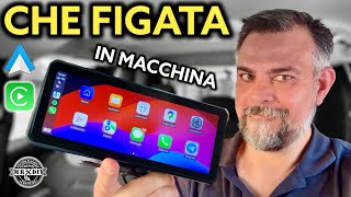 La figata per tutte le auto con Apple CarPlay e Android Auto wireless. Vivavoce gps spotify. Urvolax