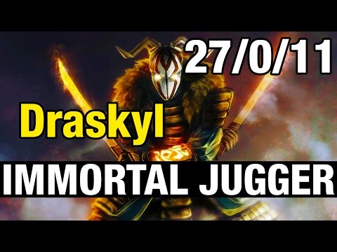 IMMORTAL JUGGER - 27 KILLS - Draskyl - Dota 2