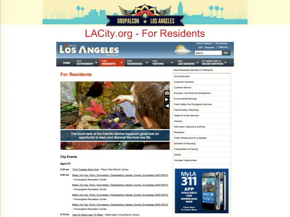 DrupalCon Los Angeles 2015: Inside Los Angeles' Move to Drupal