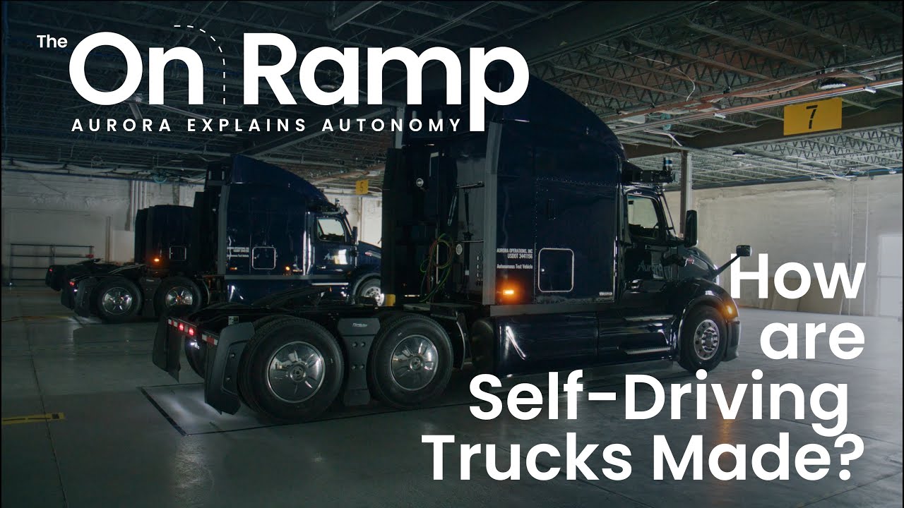 How are self-driving trucks made?