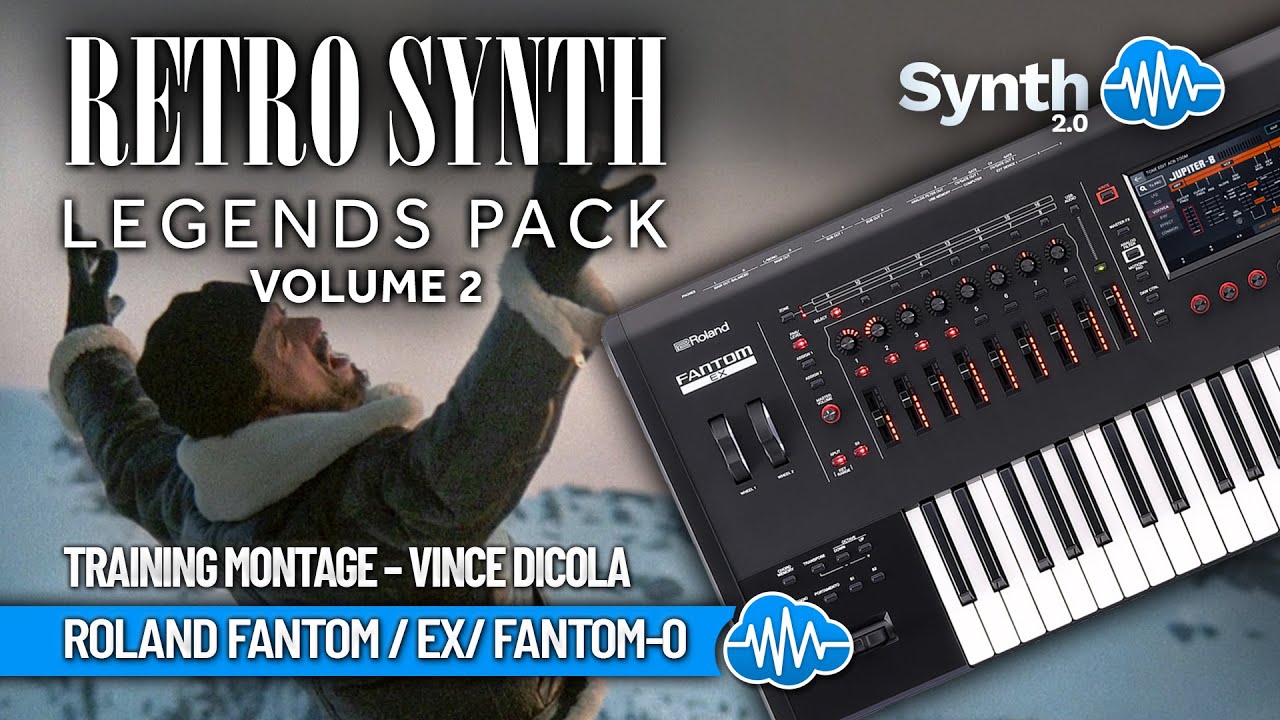 OVL006 - ( Bundle ) - Retro Synth Legends V1 + V2 - Roland Fantom-0 - Video Preview 8
