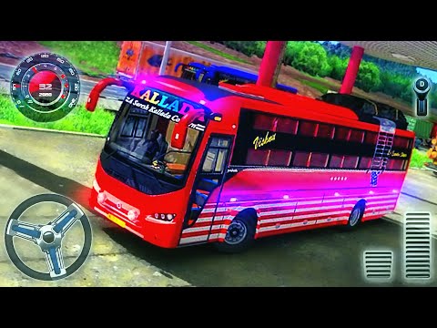 Indian Bus Driver Working As An - US Bus Mountain Driving Simulator - Best Android GamePlay