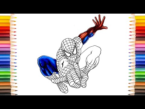 SPIDER-MAN Coloring Pages | Recolor Spider to Make Him Epic