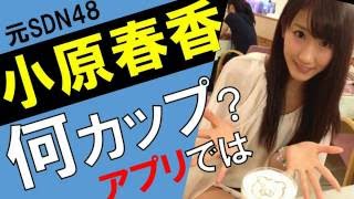 小原春香のカップ数をアプリで測定したら？スリーサイズ暴露？