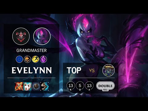 Evelynn Top vs Nasus - EUNE Grandmaster Patch 10.16