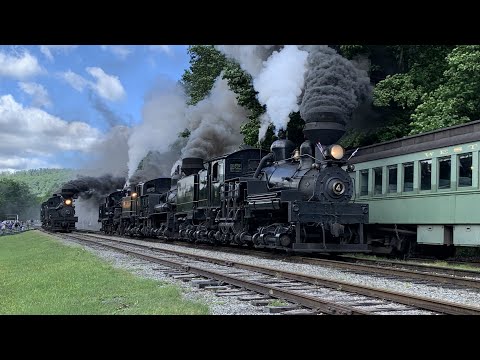 Cass Scenic Railroad: A Geared Steam Extravaganza (Parade of Steam 2022)