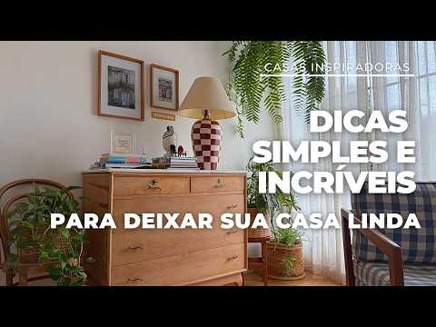 DECORAÇÃO CHIQUE COM TRUQUES PARA UTILIZAR MATERIAIS SIMPLES E BARATOS