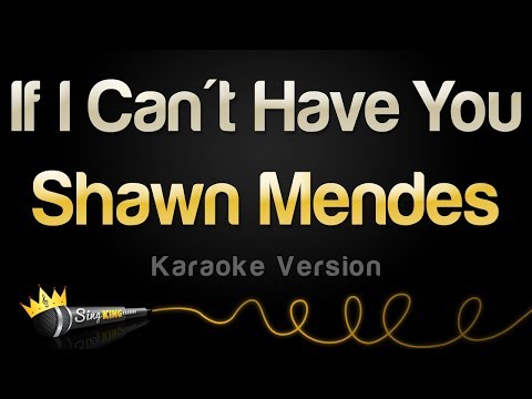 Shawn Mendes - If I Can't Have You (Karaoke Version)