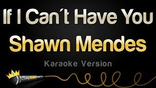 Shawn Mendes - If I Can&#39;t Have You (Karaoke Version)
