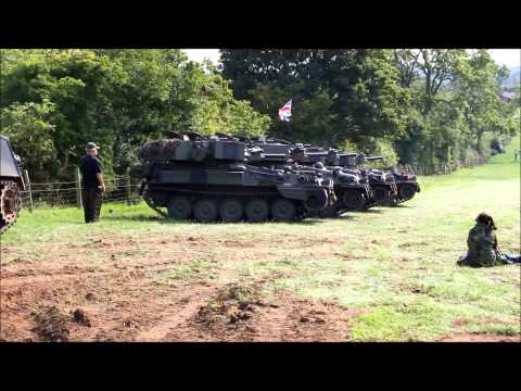 Tanks Trucks and Firepower Show 2013 CVRT Firepower Display PT1