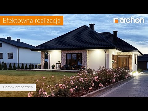 Dom w lambertach – Realizacja pełna uroku i elegancji I ARCHON+ Projekty Domów