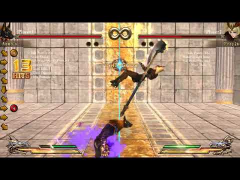 Fight of Gods : Anubis anywhere 600dmg DoT 1bar (divine) bnb combo