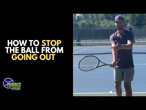 How to stop hitting the ball long and keep it in the court — tennis lesson
