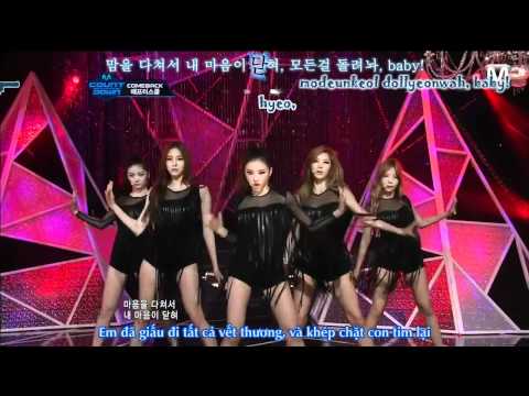 [vietsub+kara][120621] Afterschool - Flashback (M Countdown Comeback Stage)