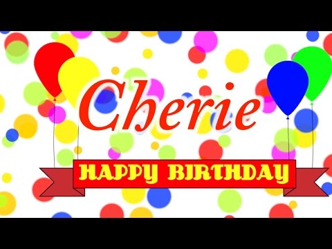 Happy Birthday Cherie Song