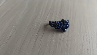 【ビーズリング】ペヨーテステッチで指輪作りました(beadwork)