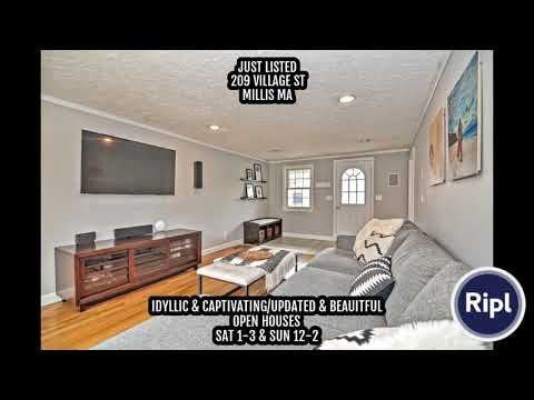 JUST LISTED  209 VILLAGE ST  MILLIS MA