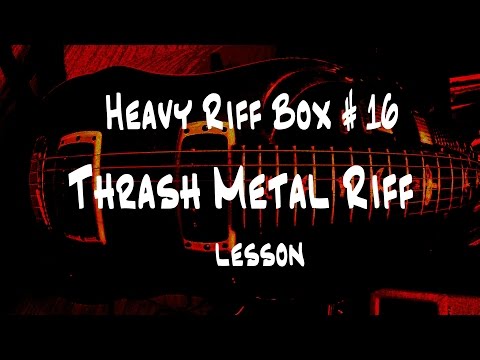Thrash Metal Guitar Lesson #16 | lesson