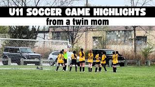 Game 2 - Spring 2026 | U11 Girls Soccer Game Highlights from a Twin Mom